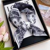 Men's casual printed silk scarf